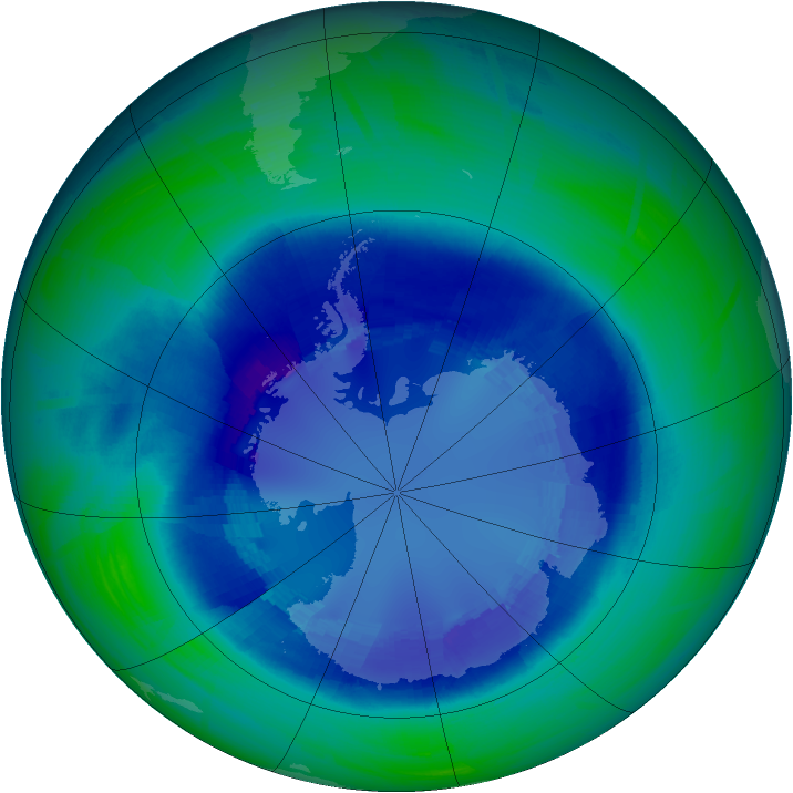 Ozone Map 2008-08-29